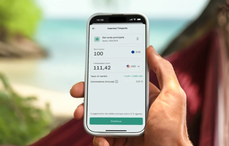 N26, arrivano i bonifici internazionali in valuta estera