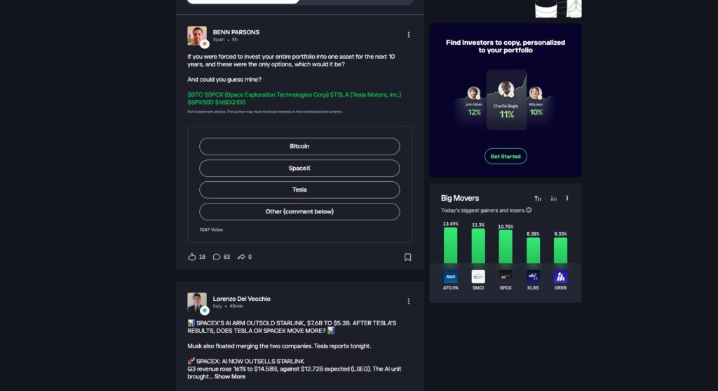Community eToro