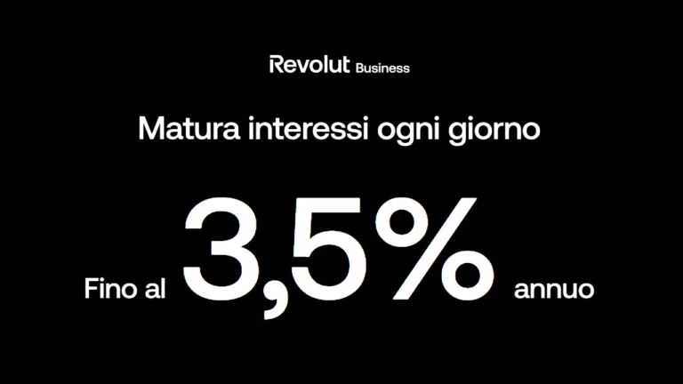 revolut business rendimento conto deposito