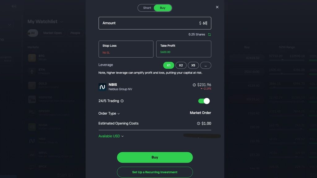 Book eToro