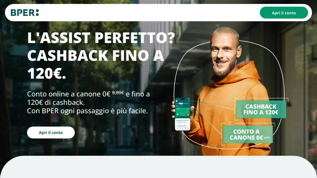 Schermata del sito di BPER On Demand