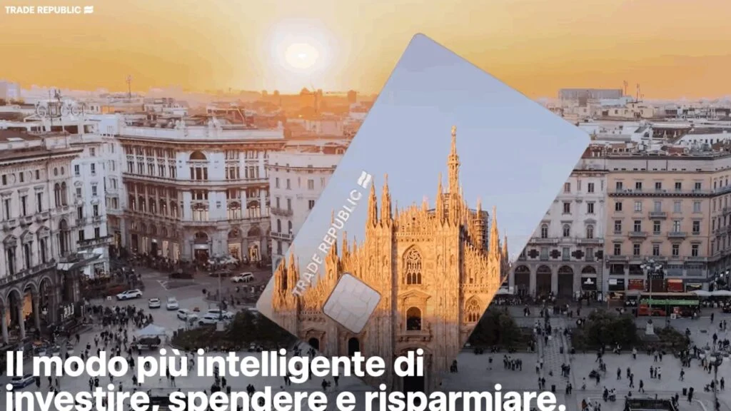 Schermata del sito di Trade Republic